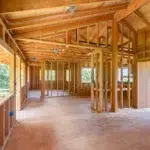 Residential home framing under construction in by Arry's Construction by licensed construction contractor